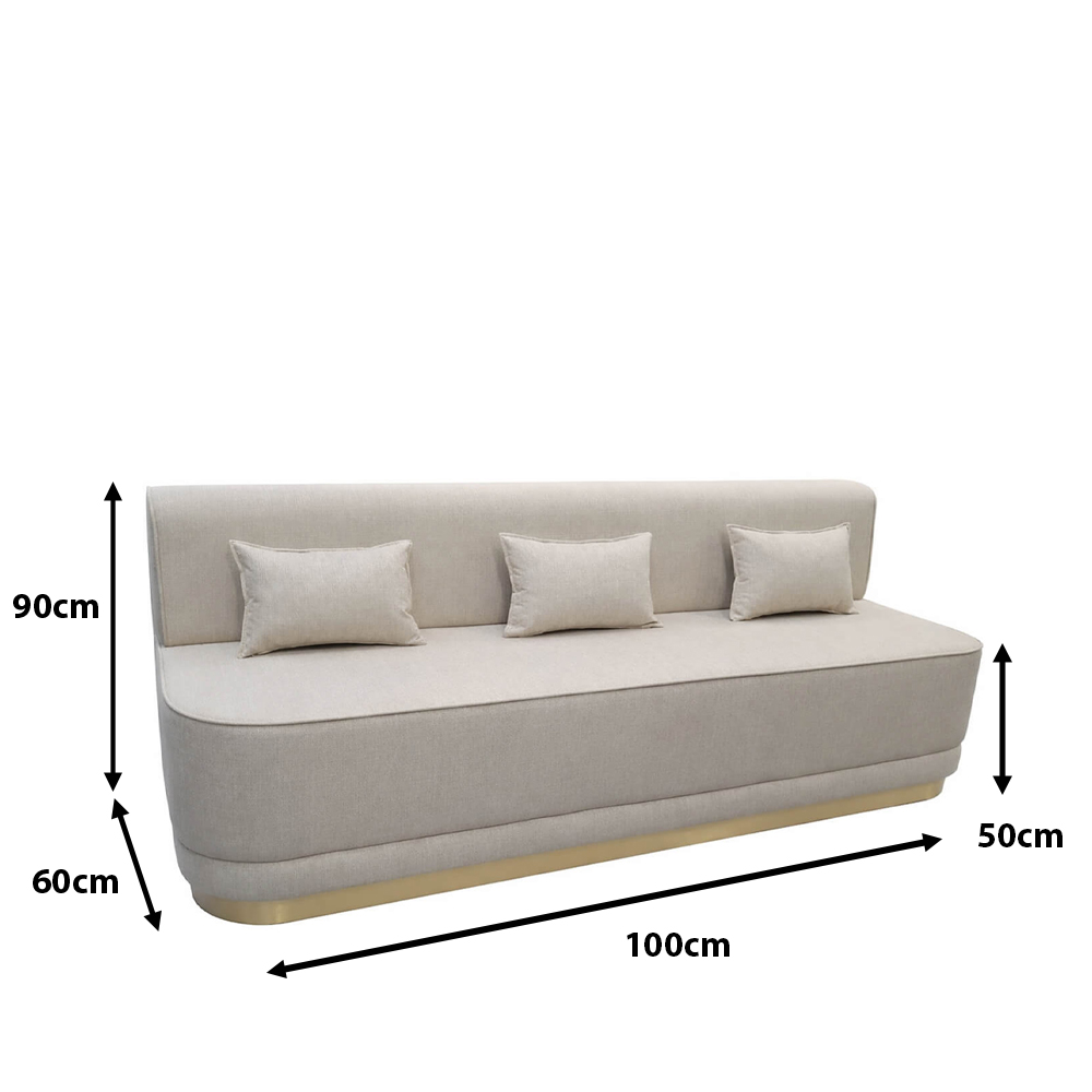 Vollpolsterbank E-101 Maße