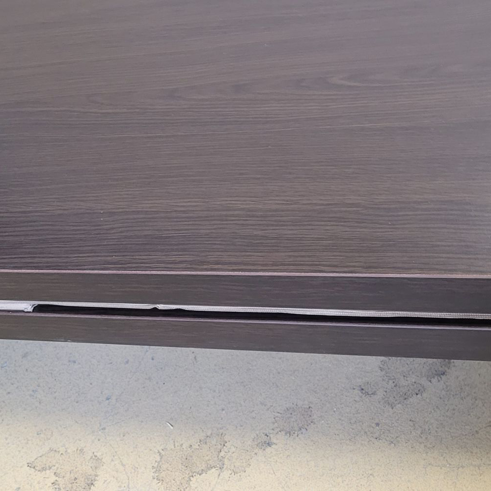 Tischplatte Melaminharz 35mm 125x108/124x108 Wenge - Sonderposten