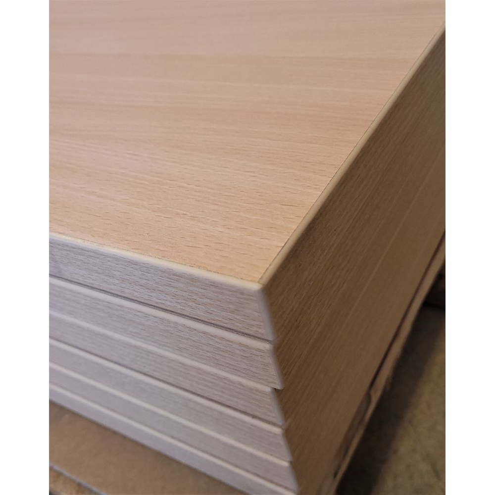 80x80x5pIroqYG723U Melaminharz Tischplatte 25mm 80x80cm Buche natur Sonderposten