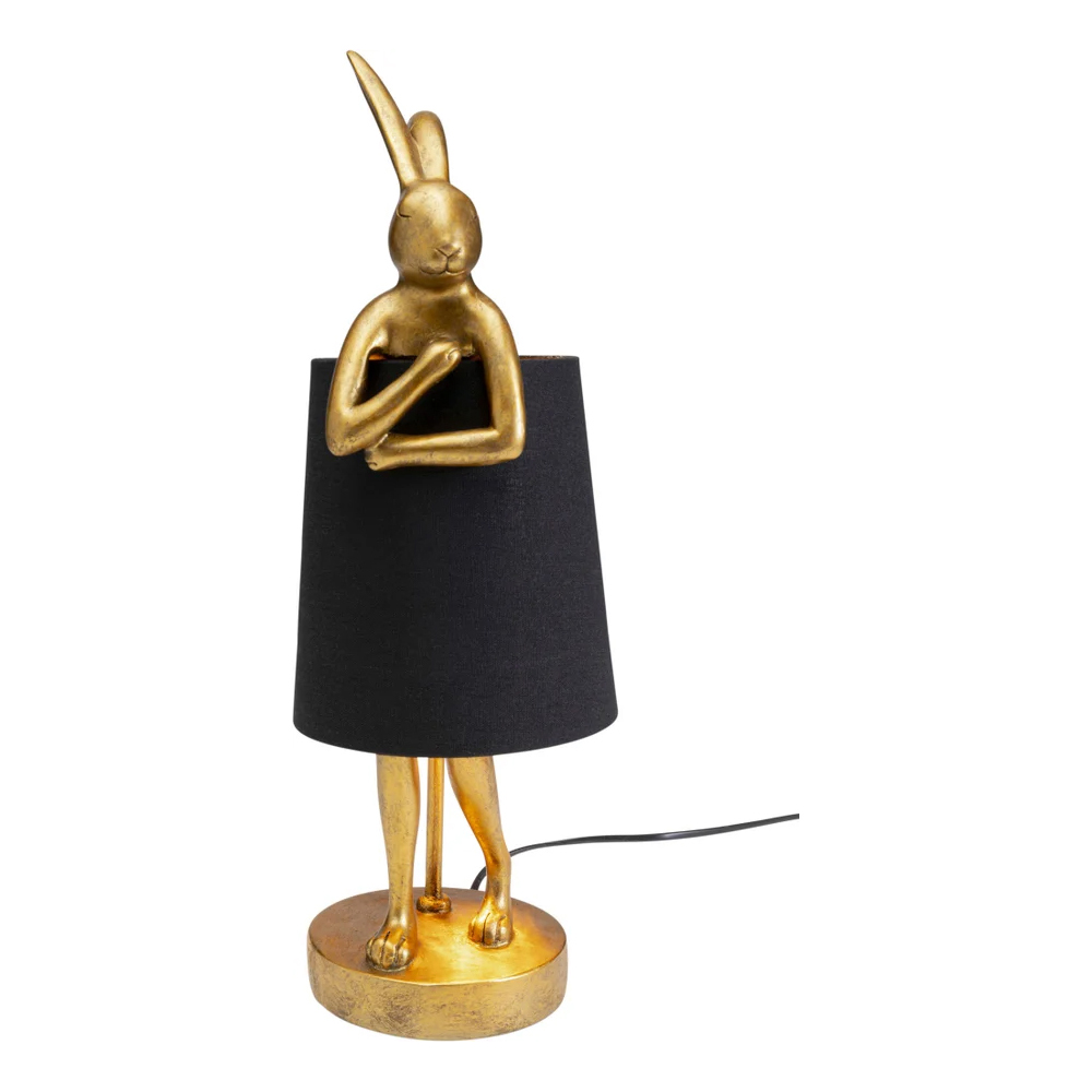 Tischleuchte-animal-rabbit-matt-schwarz-508Uv6x33k1wqTU Tischleuchte Animal Rabbit Gold/Schwarz 50cm