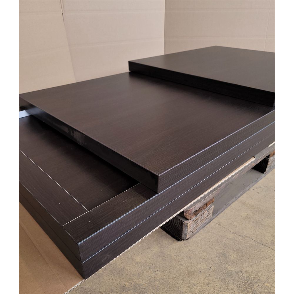 Melaminharz Tischplatten Set 50mm Wenge Sonderposten Melaminharz Tischplatten Set 50mm Wenge Sonderposten