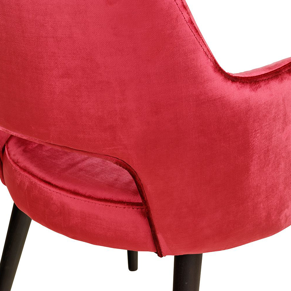 Polsterstuhl Gastronomie Sona 200 Arm: Beizton:Schwarz / Bezug: Emerald-200_Detailansicht