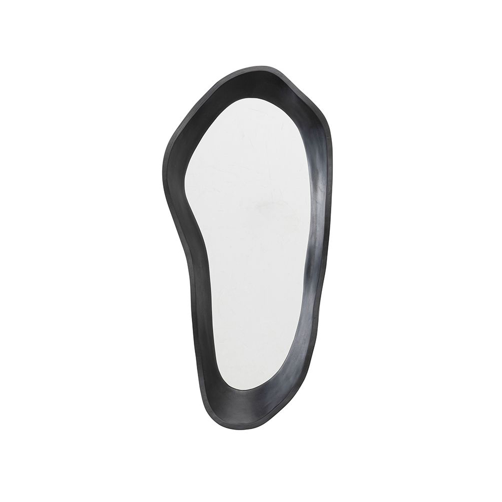Wandspiegel Dynamic Schwarz 29x61cm