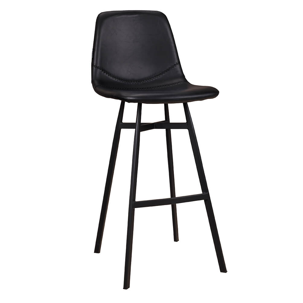 Polsterbarhocker_Metallgestell_Jones-Bar-Antique-Black_90 Jones Bar Antique Black