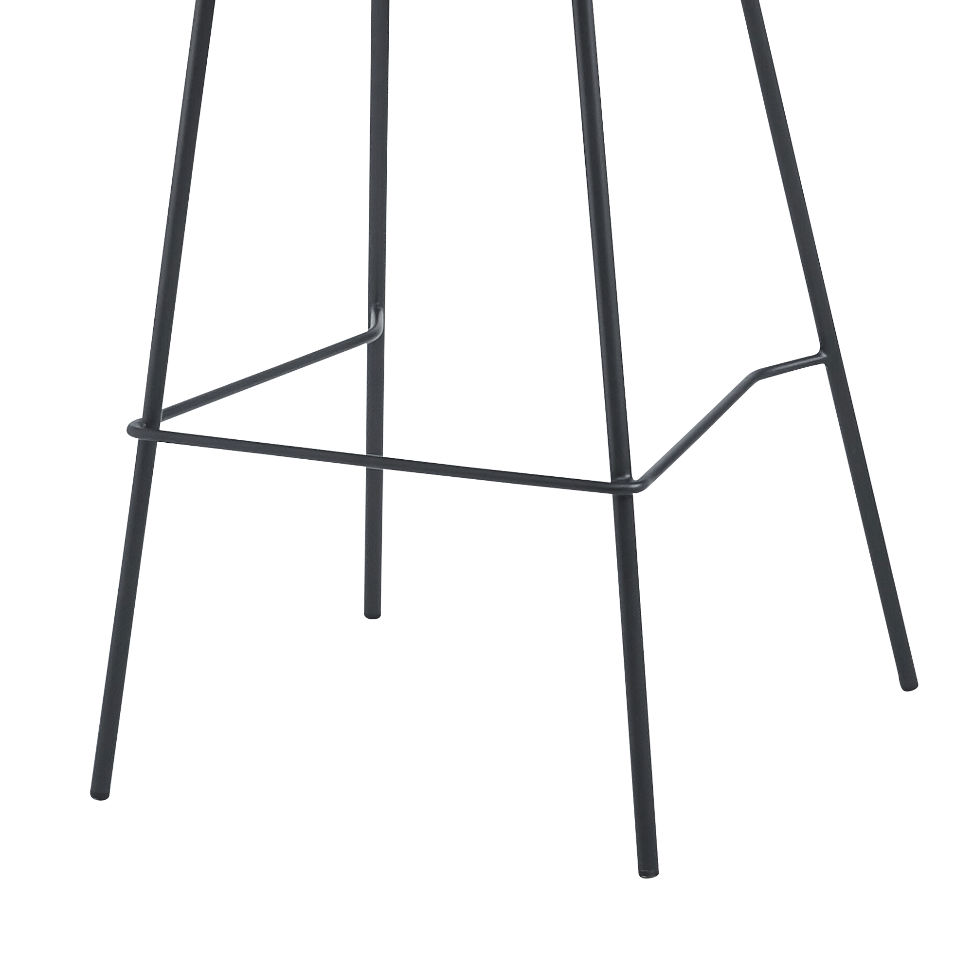 Estara-Bar Antique-Black Indoorstuhl mit Armlehnen und Vollpolsterung – Metallgestell