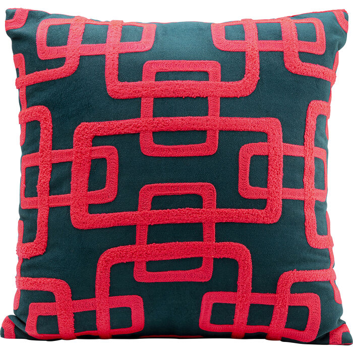 Kissen Chain Pink 45x45cm