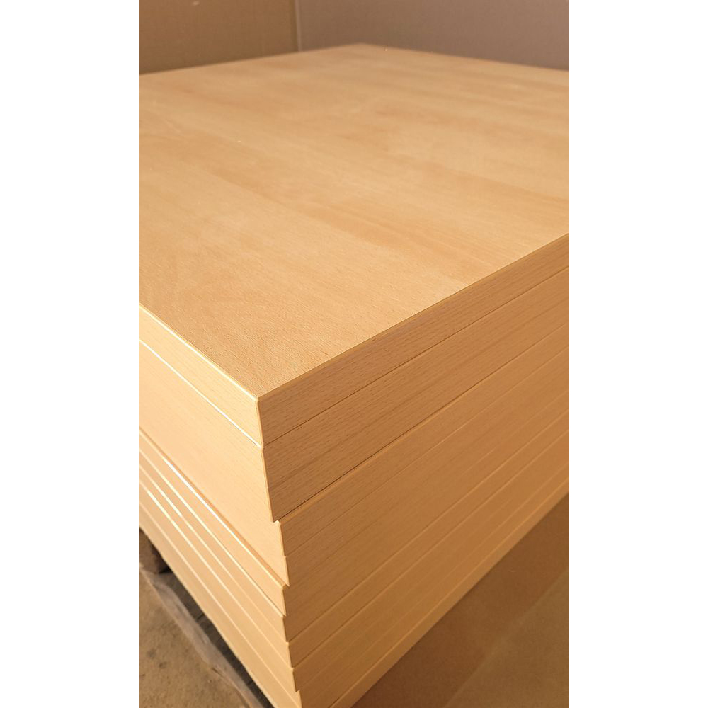 Melaminharz Tischplatte 25mm 80x80cm Buche natur Sonderposten Melaminharz Tischplatte 25mm 80x80cm Buche natur Sonderposten