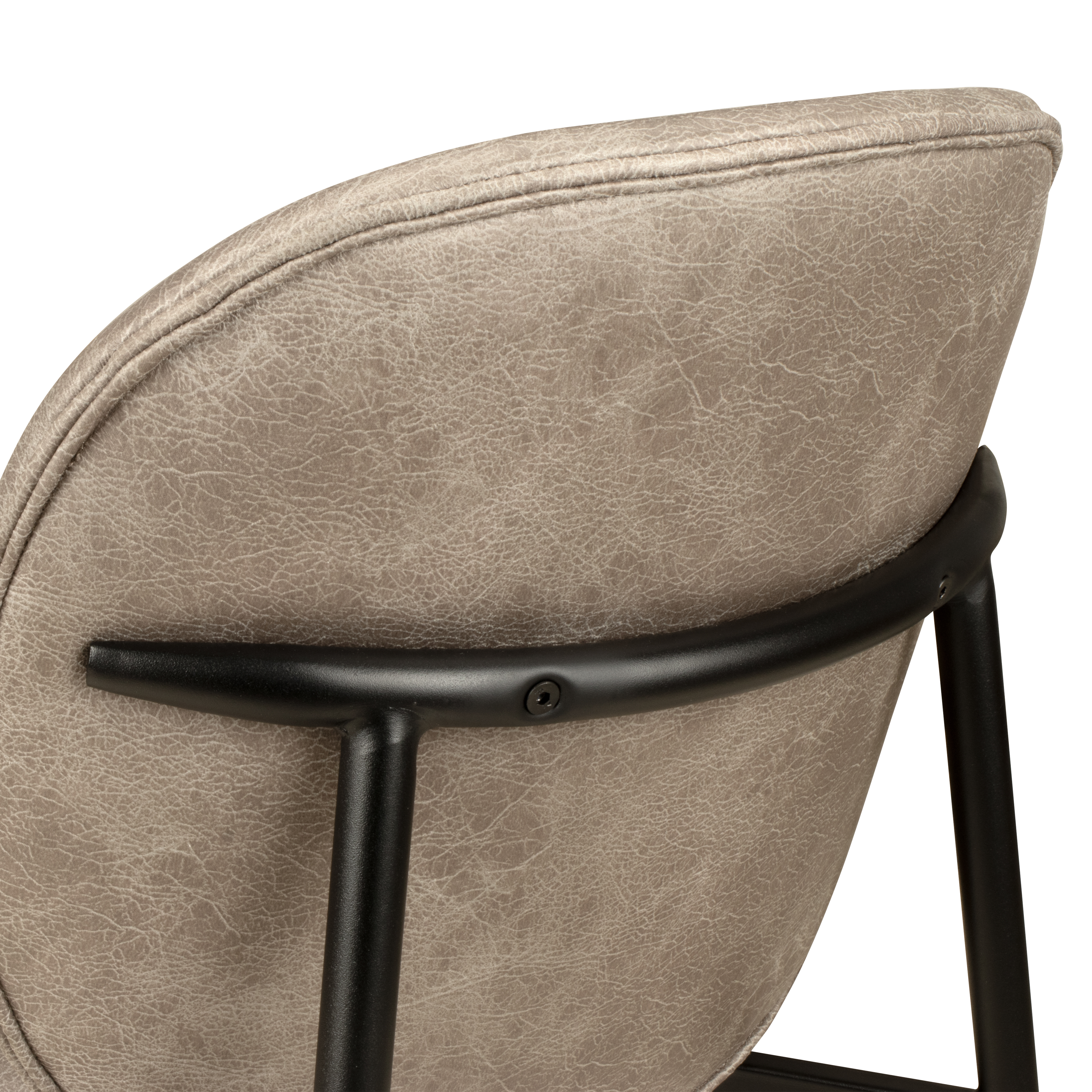 Vollpolsterstuhl mit Kunstlederbezug Nojo Toreador-803 – Detail Rueckenlehne