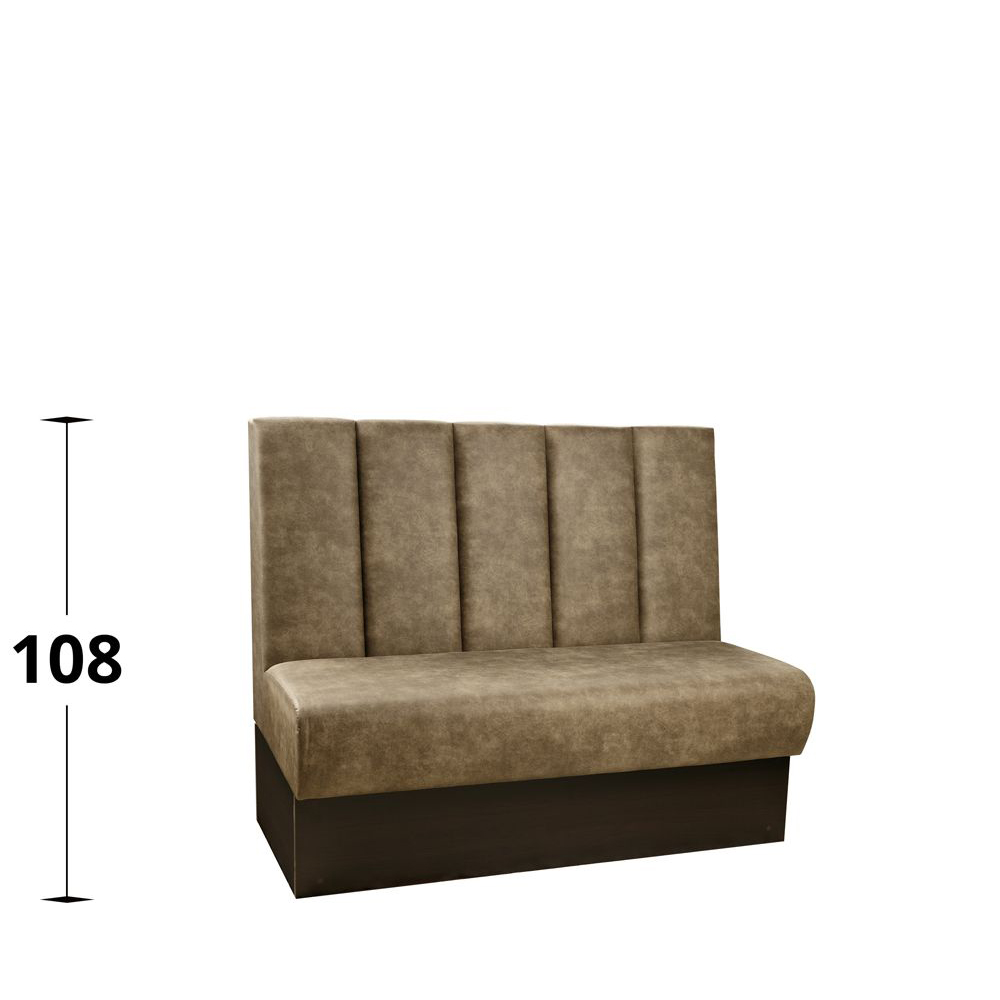 gastronomie-sitzbank-q-103-s-_2_2694 Gastrositzbank mit Sockel in braun mit 108 cm Höhenmaß