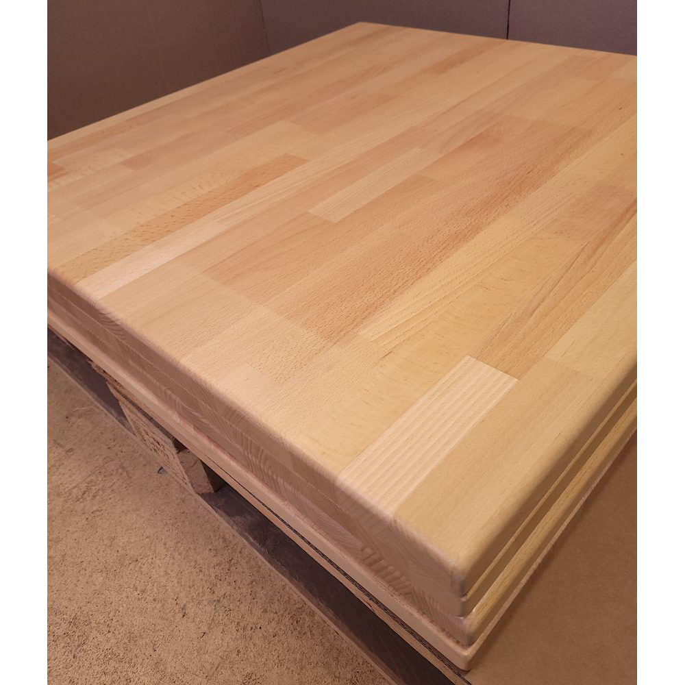 Massivholz Tischplatte 29mm 80x80cm Buche Natur Sonderposten Massivholz Tischplatte 29mm 80x80cm Buche Natur Sonderposten
