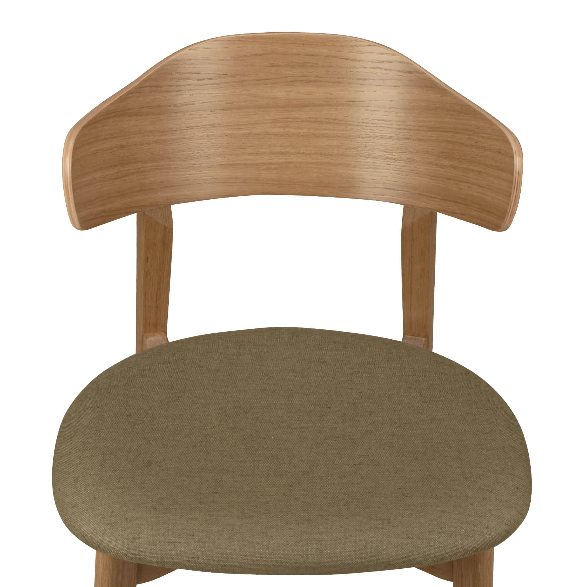 Kani P Eiche Indoorstuhl mit Polsterung – Detail Sitzpolster