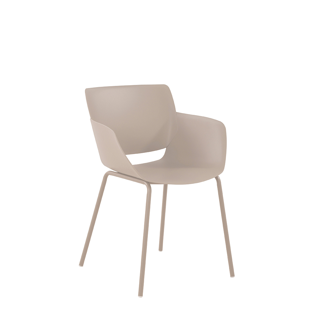 Outdoorstuhl FOMA-F863 Light-Grey vorne