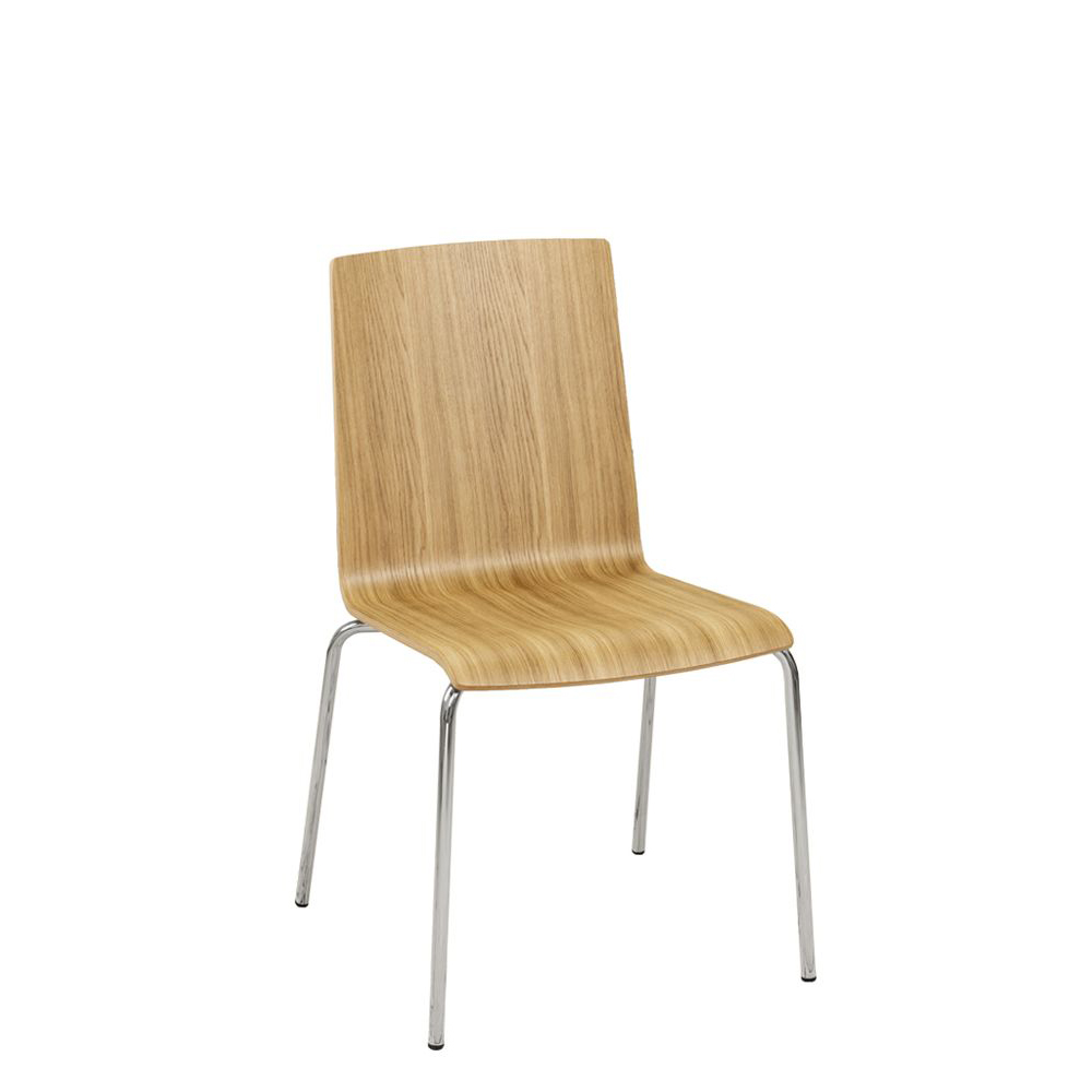 Holzschalenstuhl Confira-Eiche