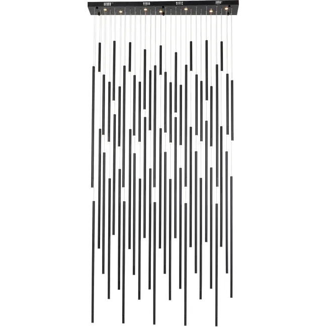 Hängeleuchte Living Vegas Deluxe Schwarz Matt LED Hängeleuchte Living Vegas Deluxe Schwarz Matt LED