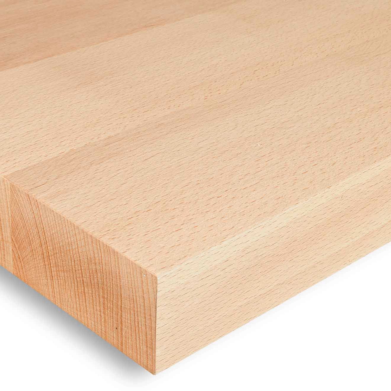 40mm Buche massiv Premium Tischplatte LV