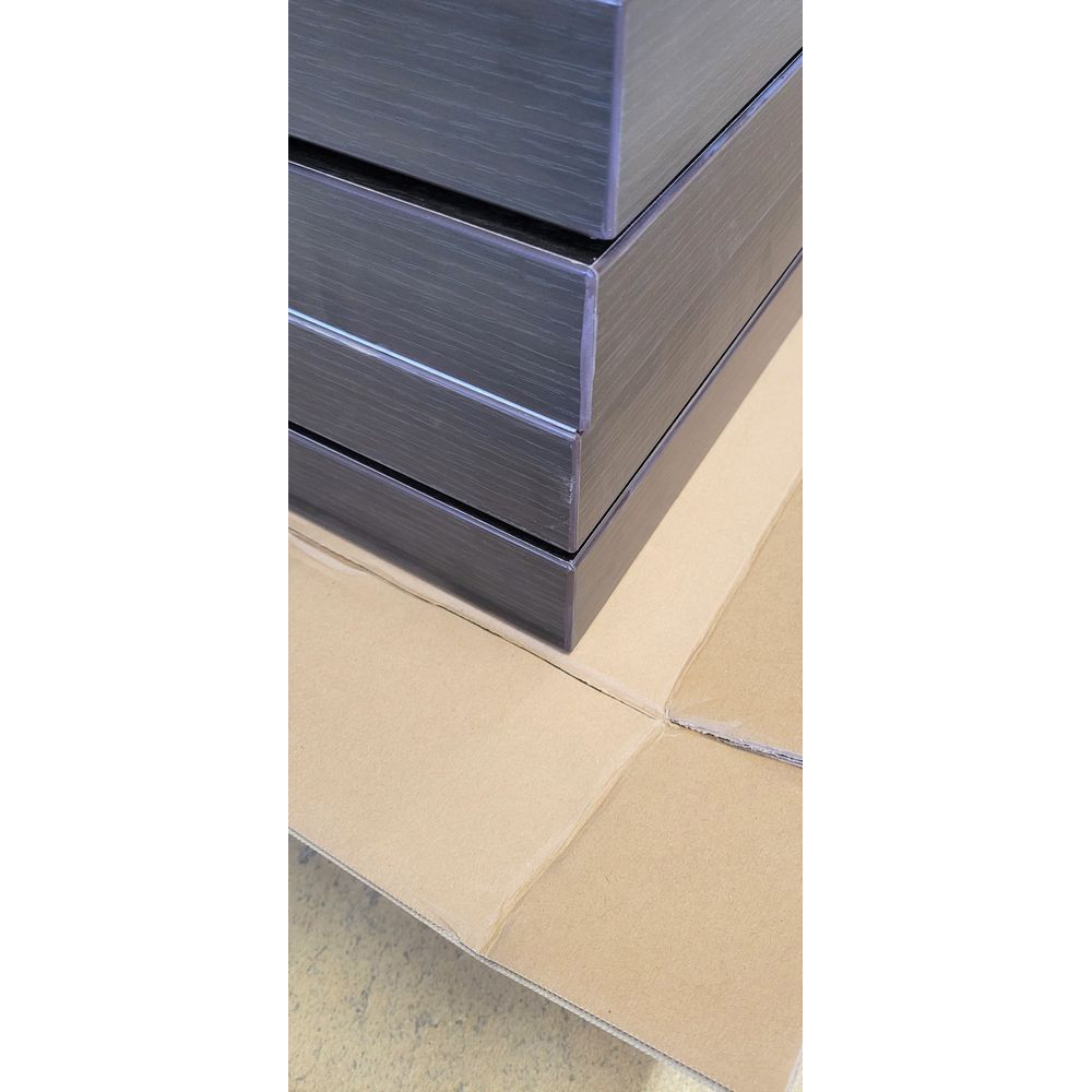 Tischplatte Melaminharz 50mm 130x100cm Wenge - Sonderposten