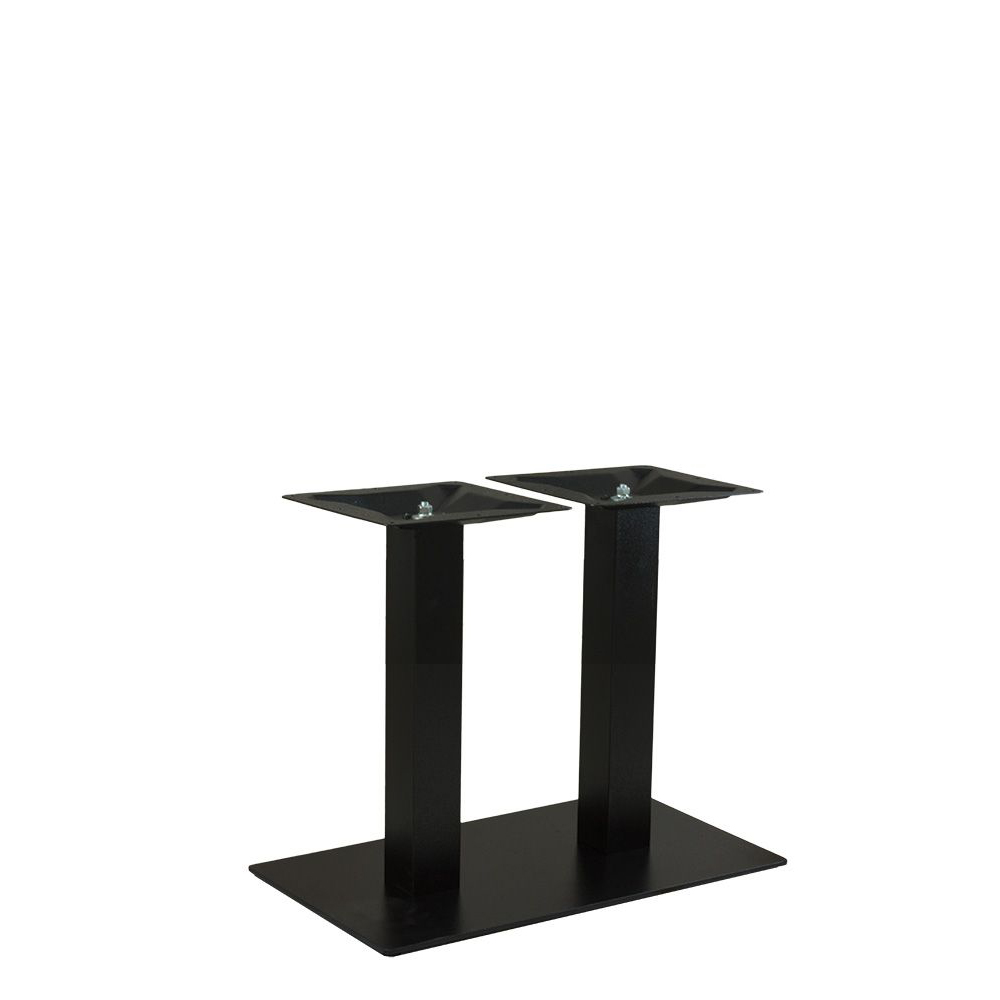 Tischgestell aus Metall mit zwei Säulen - Marino-TGF-C-407 mit Tischplatte