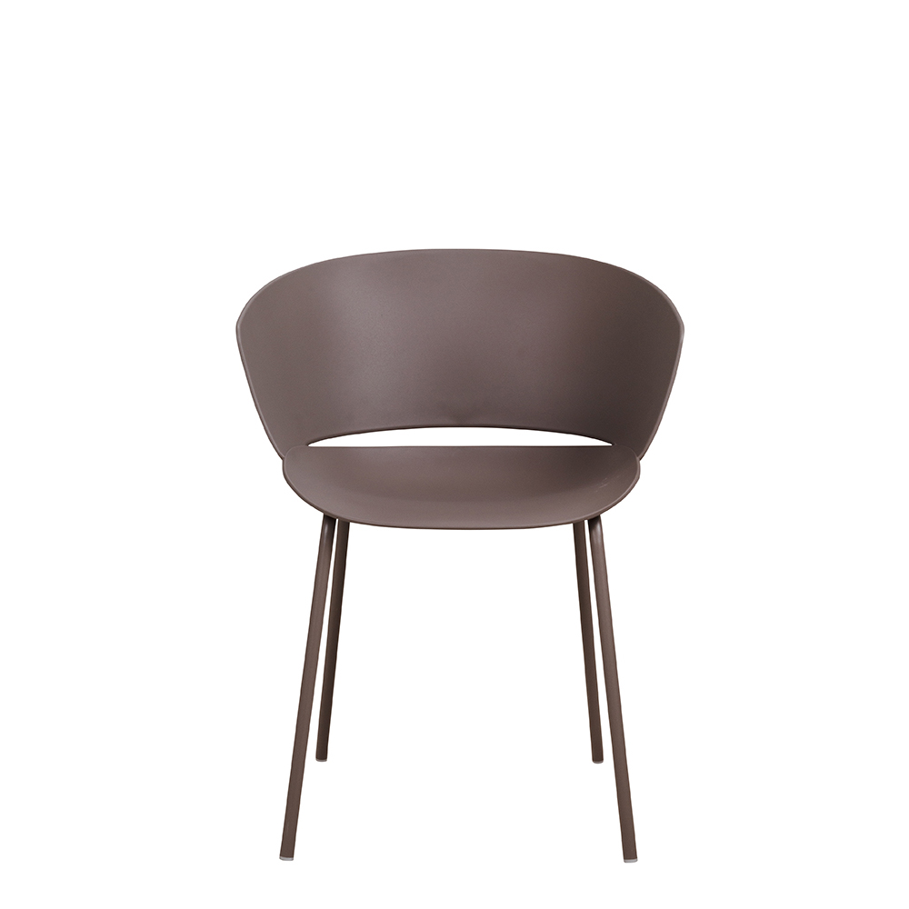 Gastronomie-outdoor-kunststoff-stuh-FOMAl-F832_Taupe_frontal_1000px