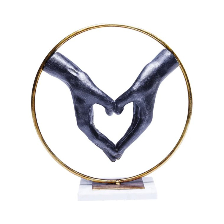 Heart-Hand symbolträchtiges Deko-Objekt