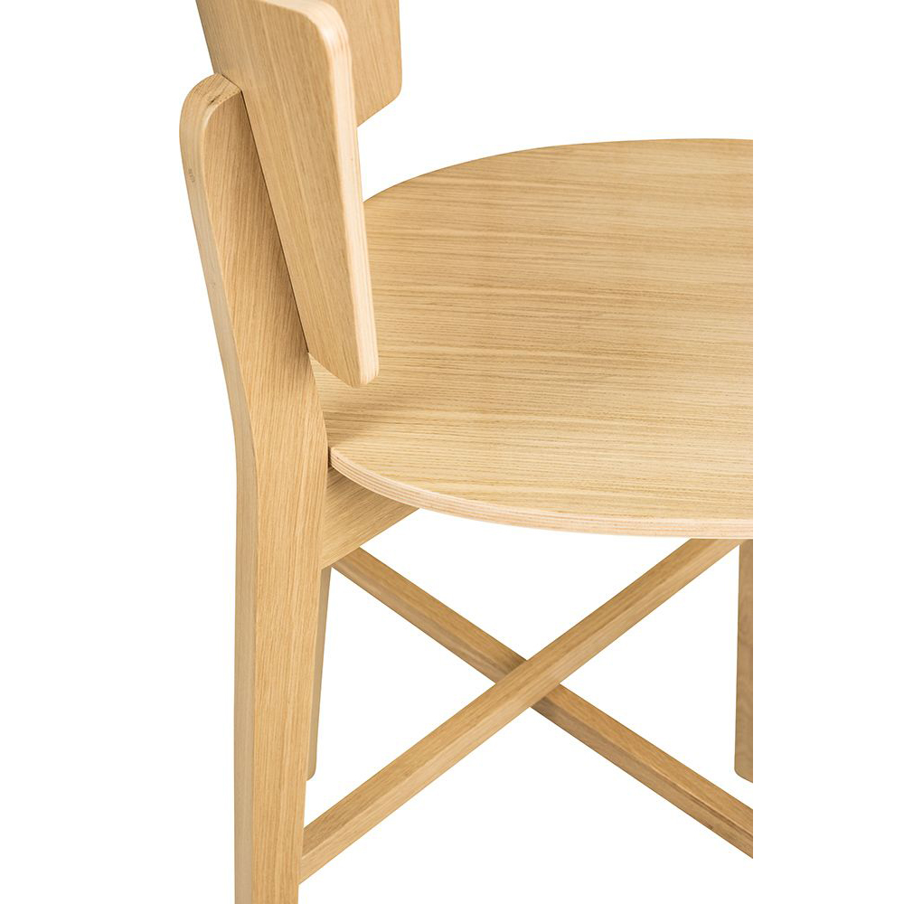 Barhocker Dimoni-Bar aus Eichenholz, Sitzhöhe 74 cm, für Gastronomie & Hotel