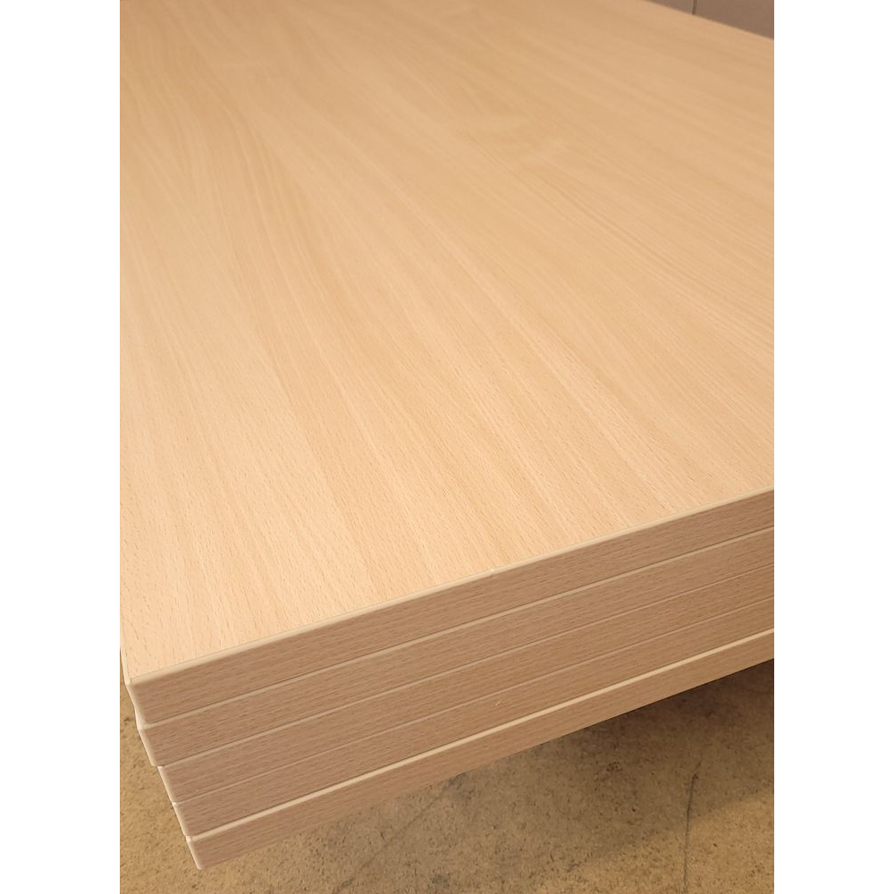 Melaminharz Tischplatte 25mm 140x80cm Buche natur Sonderposten Melaminharz Tischplatte 25mm 140x80cm Buche natur Sonderposten
