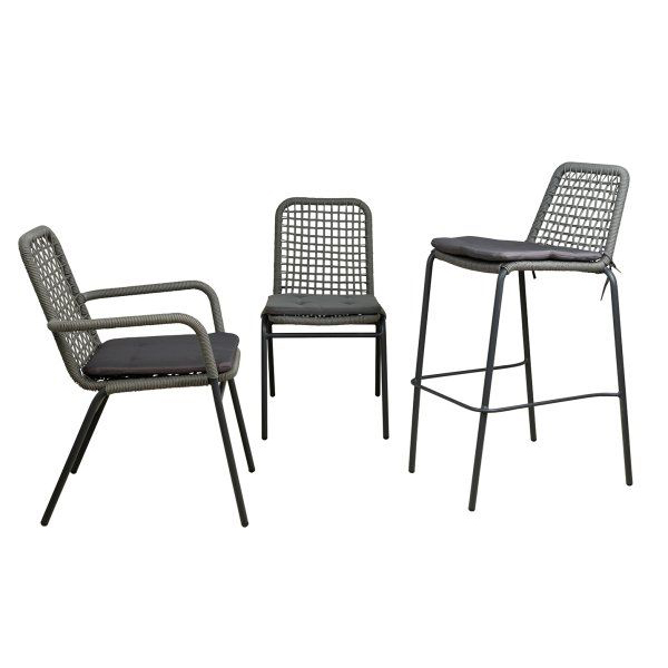 Quadano-Arm-grey, Quadano-grey und Quadano-Bar-grey