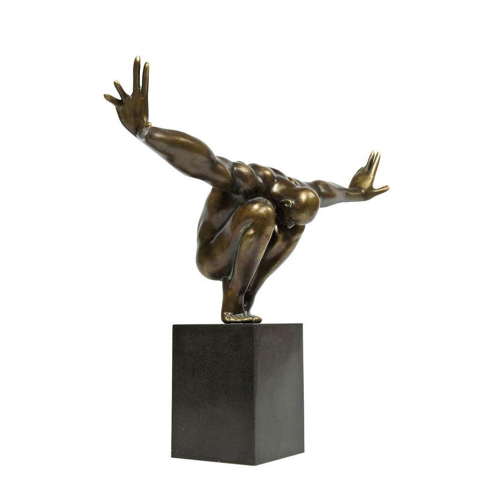 Deko Objekt Athlet Bronze 75cm Deko Objekt Athlet Bronze 75cm
