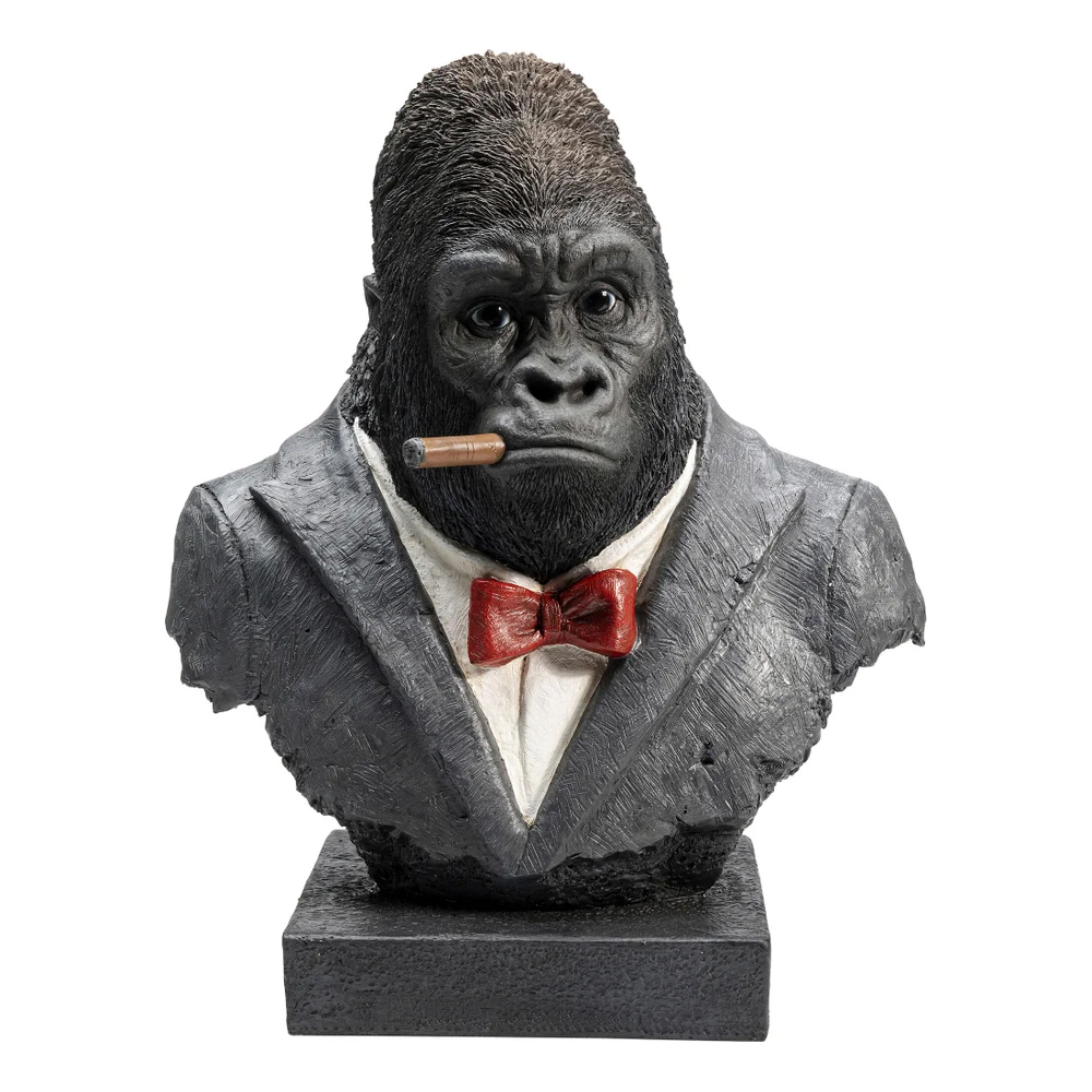 Deko Objekt Smoking Gorilla