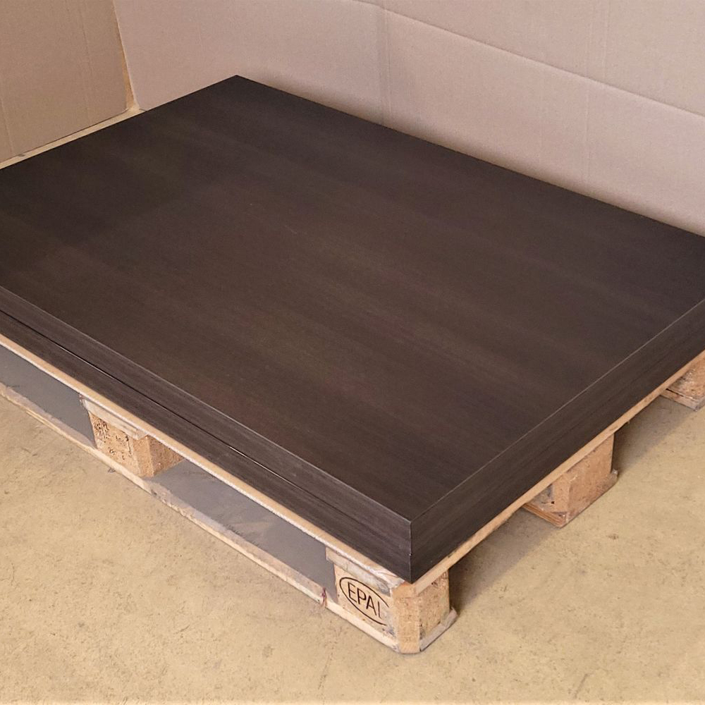 Melaminharz Tischplatte 50mm 120x80cm Wenge Sonderposten Melaminharz Tischplatte 50mm 120x80cm Wenge Sonderposten