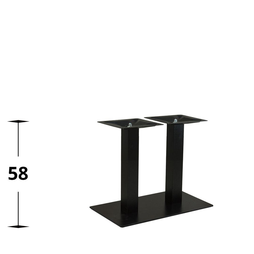 gastronomie-tischgestell-marino-tgf-c-407-_1 Tischgestell aus Metall mit zwei Säulen - Marino-TGF-C-407 mit Höhenmaß 58 cm