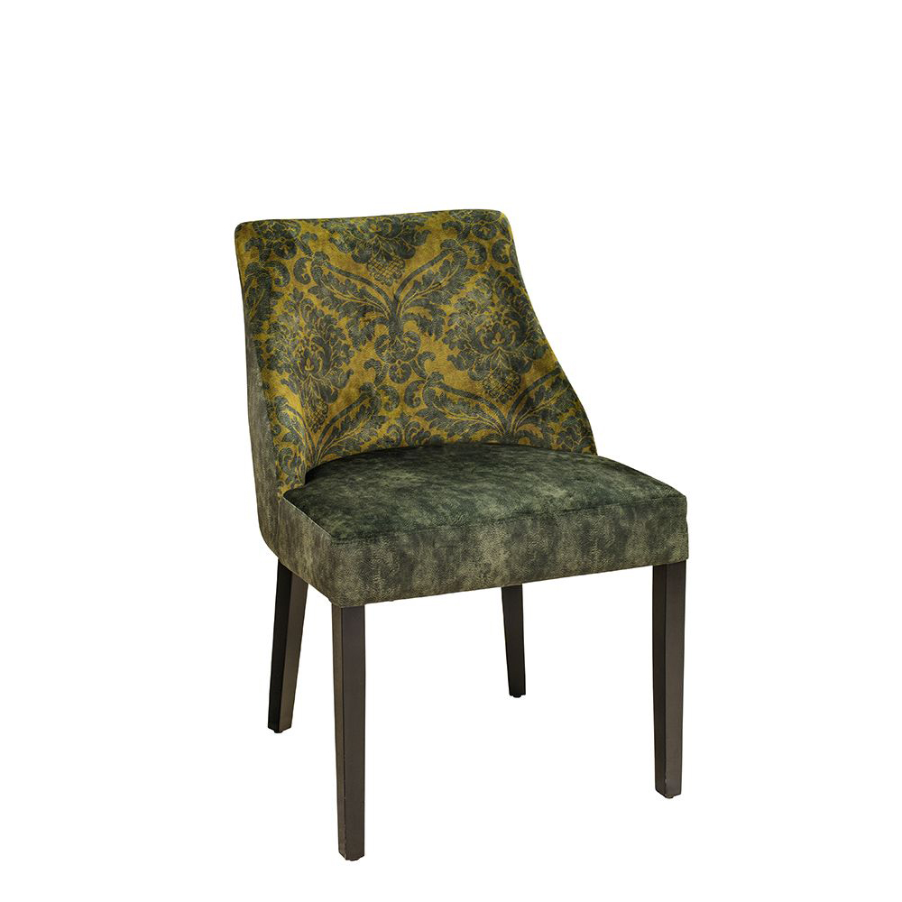 Beizton: Wenge | Sitz: A3943-gelb | Rücken: A3958-Flower