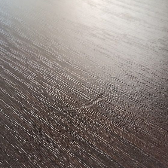 Tischplatte Melaminharz 50mm 140x100cm Wenge - Sonderposten