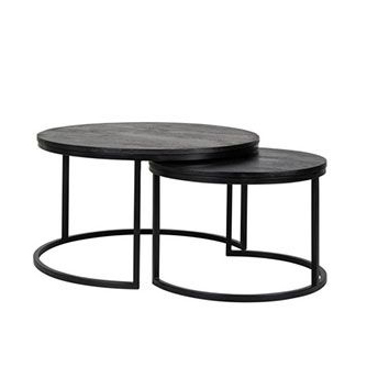 Couchtisch Catana Set von 2 (Black)