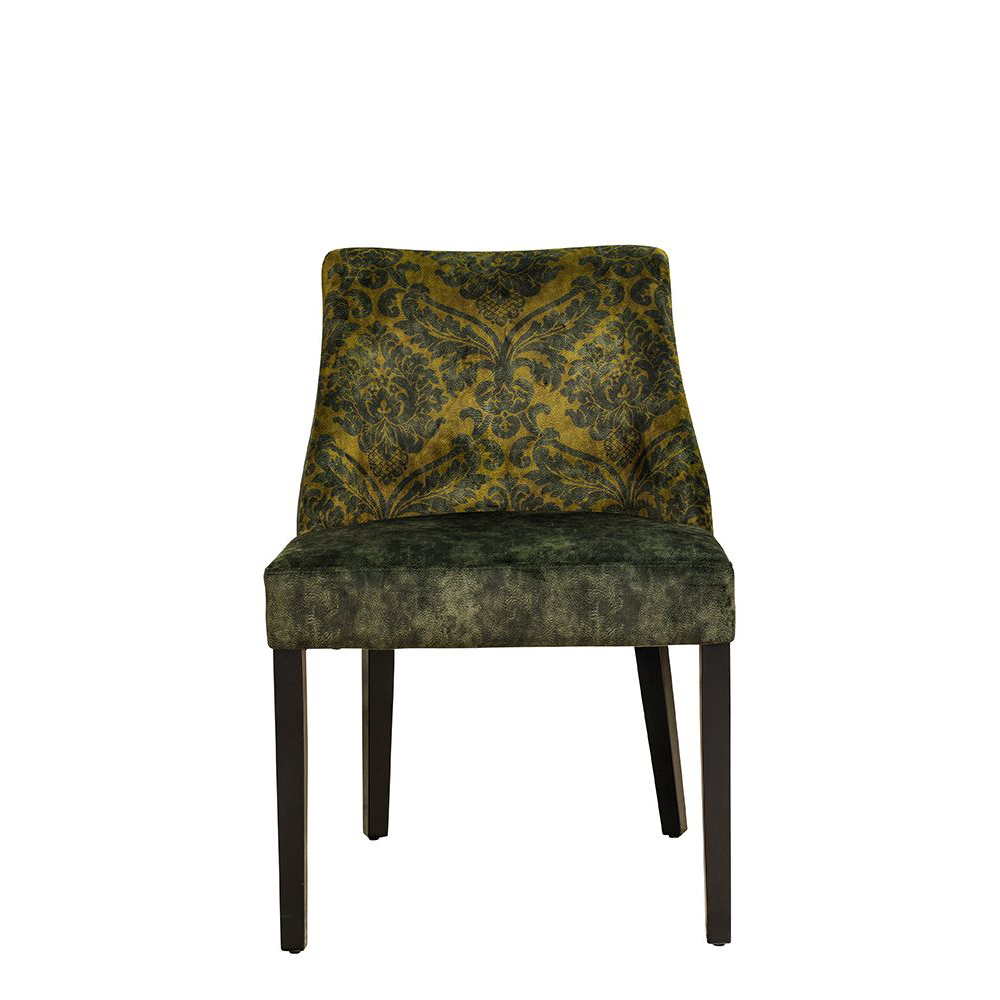 Beizton: Wenge | Sitz: A3943-gelb | Rücken: A3958-Flower