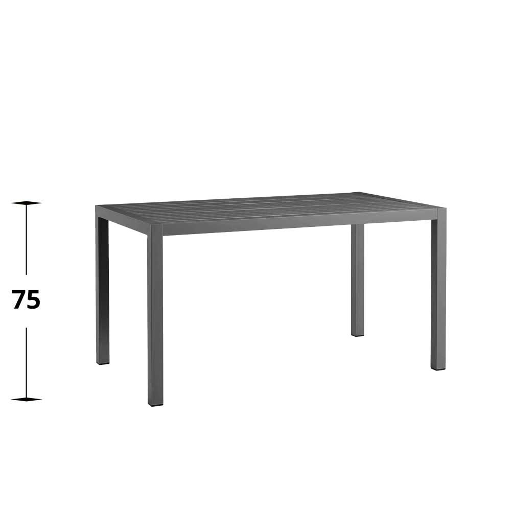 Outdoortisch Cordone-Alu 140 Anthrazit