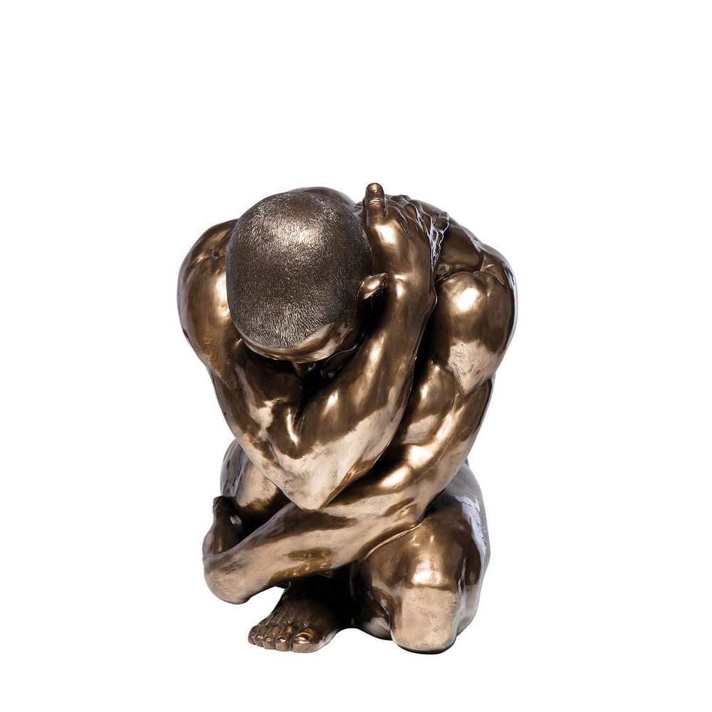 Deko Figur Nude Man Hug Bronze Deko Figur Nude Man Hug Bronze