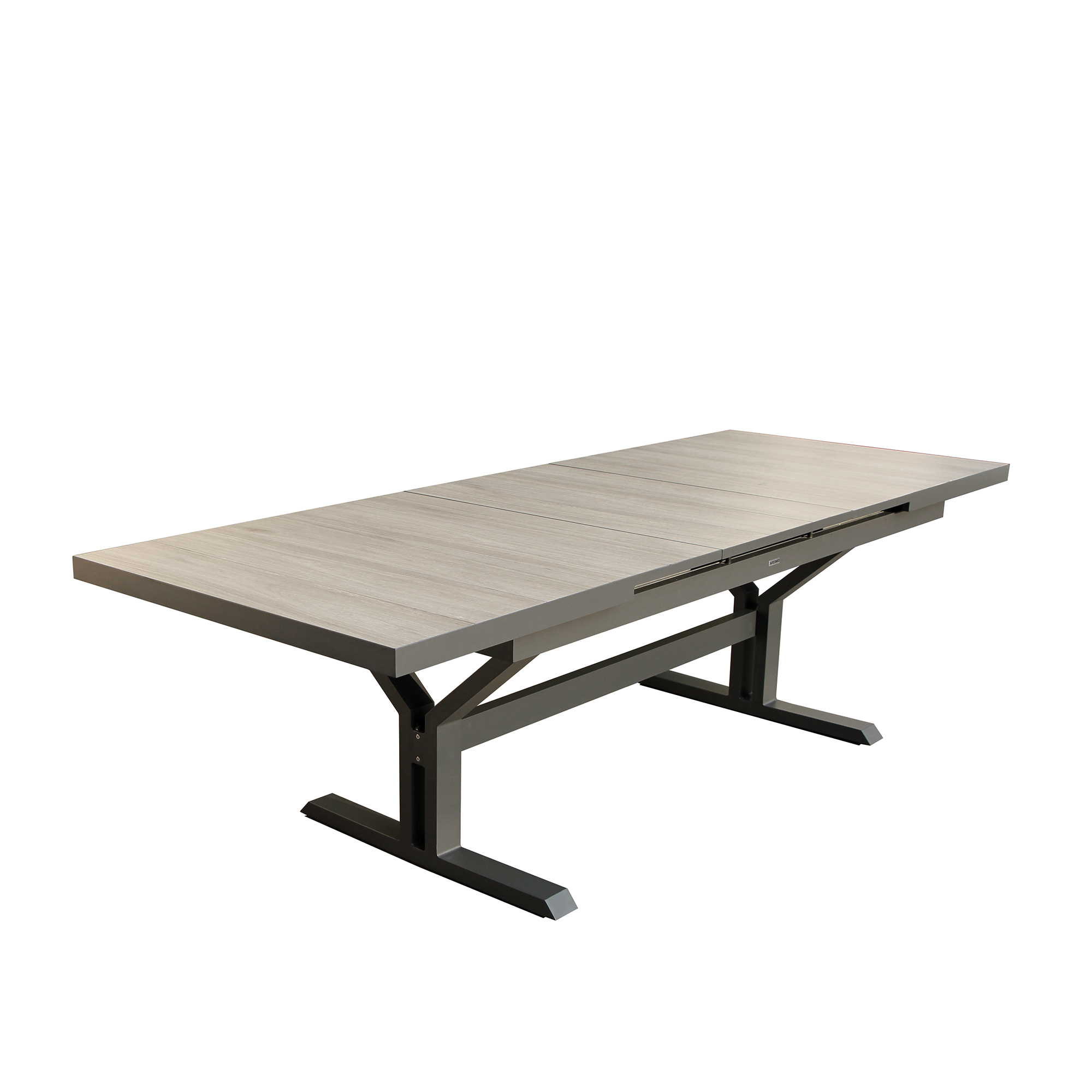 Curano-Ceramic Outdoortisch – Totalansicht Ausgezogen