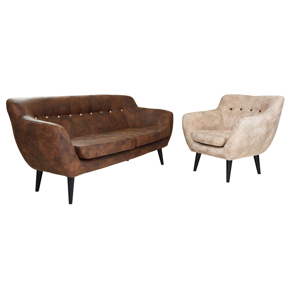 Scandara-Sofa-3 und Scandara-Sessel