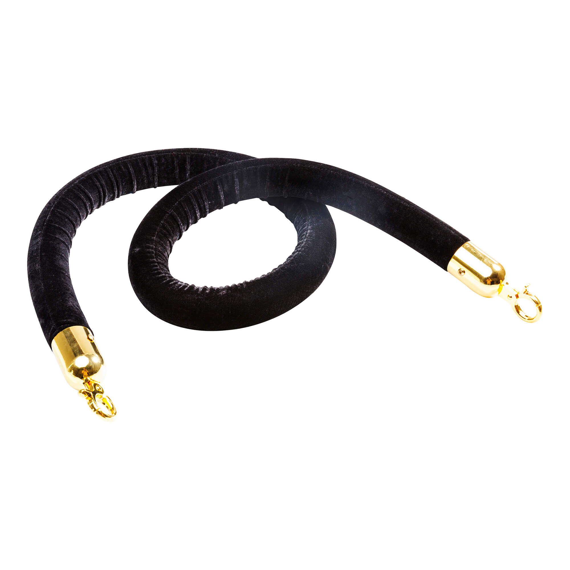 39472 VIP Kordel Vegas Schwarz Gold