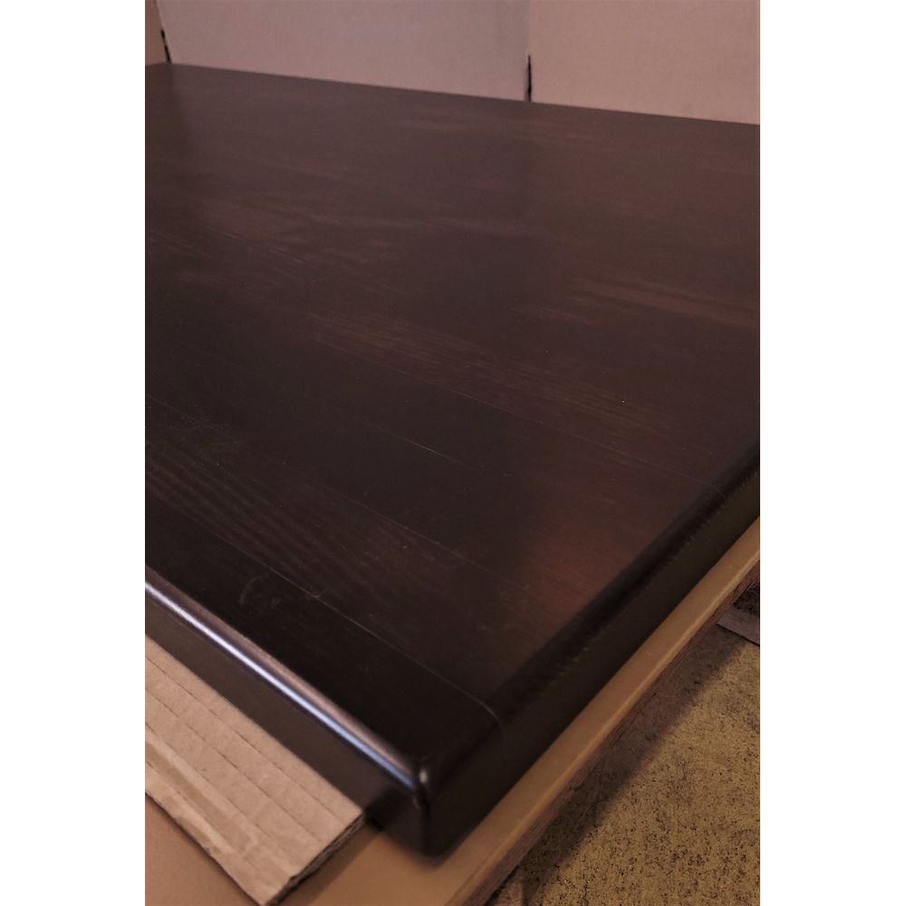Massivholz-Tischplatte 30mm 120x70cm Wenge - Sonderposten