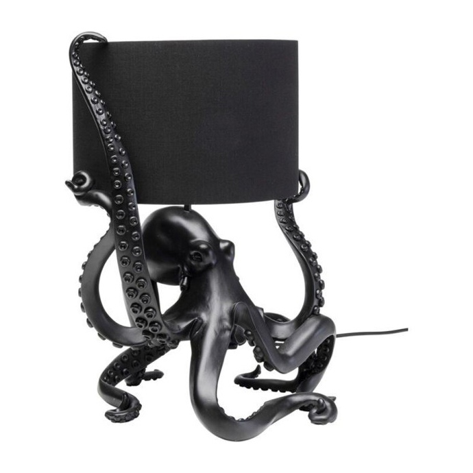 Tischleuchte Octopus Schwarz 47cm