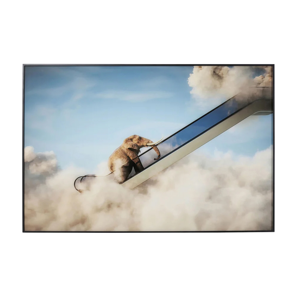 Gerahmtes Bild Elephant In The Sky 150x100cm Gerahmtes Bild Elephant In The Sky 150x100cm
