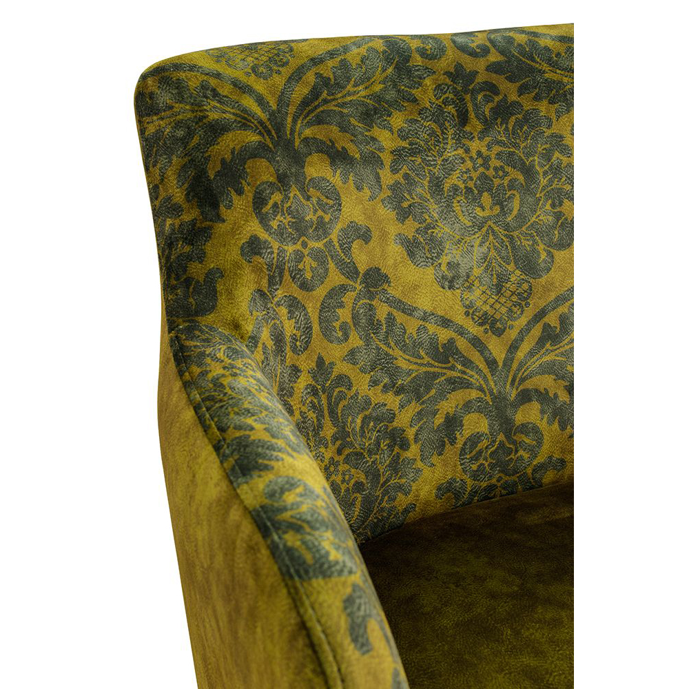 Beizton: Wenge | Sitz: A3943-gelb | Rücken: A3958-Flower