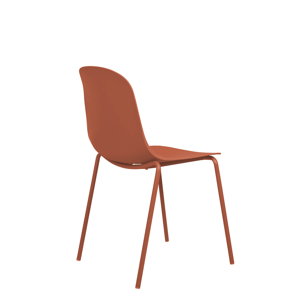 Gastronomie-outdoor-Kunststoff-stuhl_FOMA-F853-Orange_hinten-2-_farbkorr