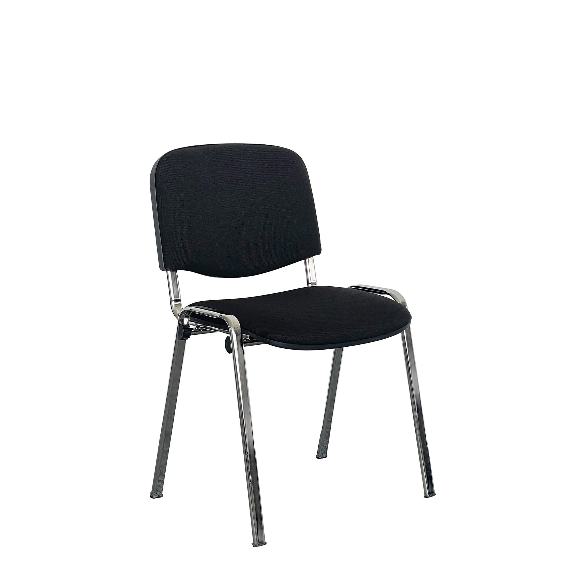Stapelstuhl ISO P Chrome Schwarz Stapelstuhl ISO P Chrome Schwarz