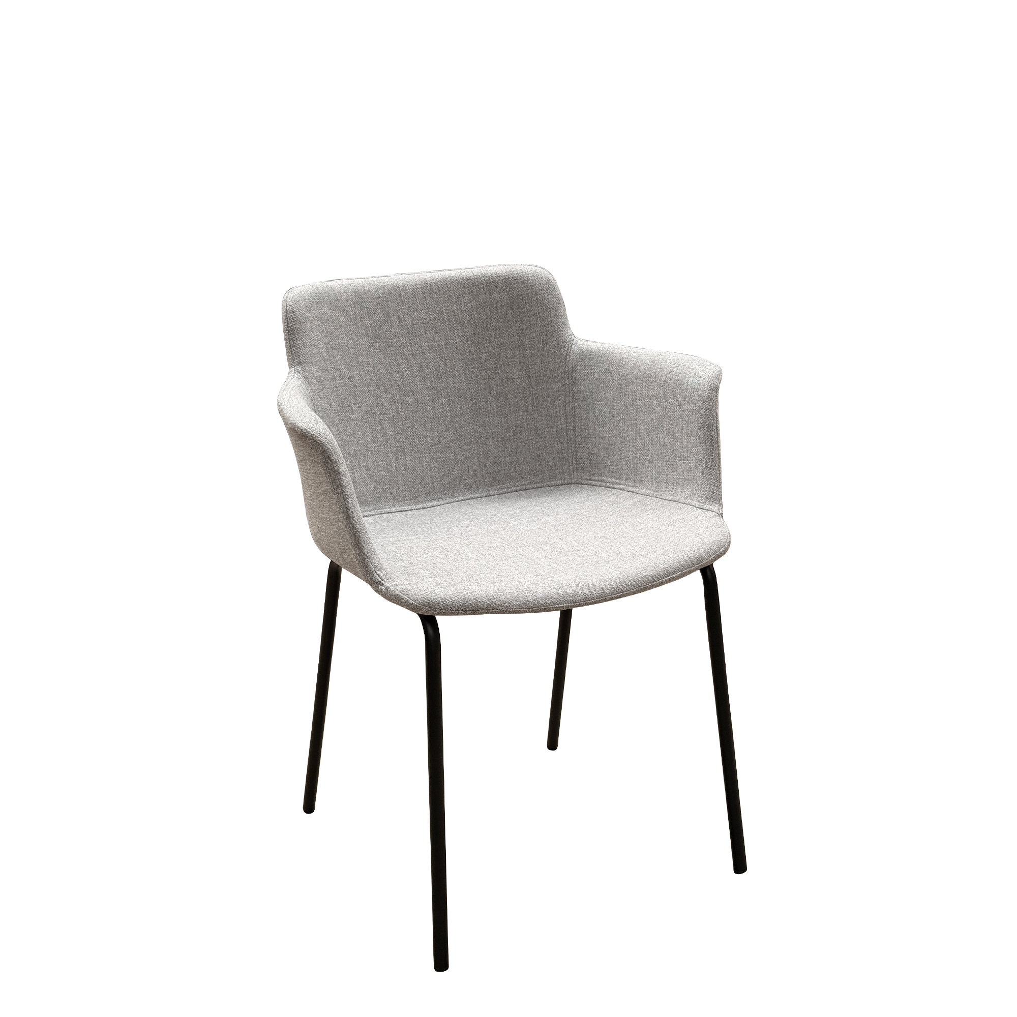 Vollpolsterstuhl Foma 822 Grey – Vorderansicht