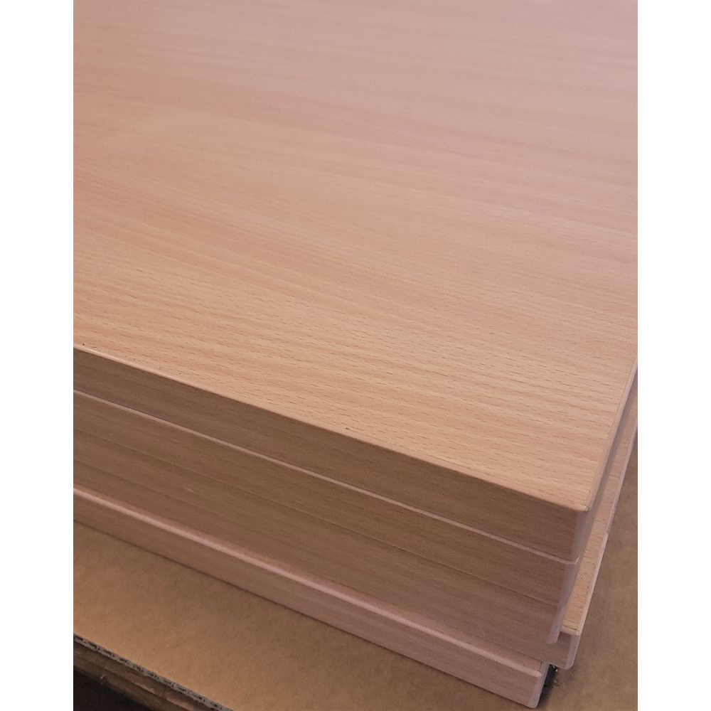 Melaminharz-Tischplatte 25mm 80x70cm Buche natur - Sonderposten