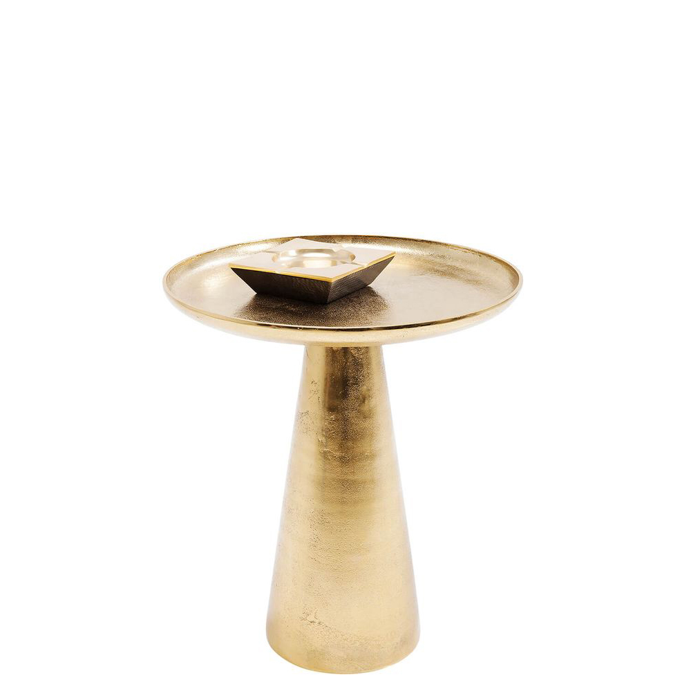 Beistelltisch Plateau Uno Brass Ø45cm