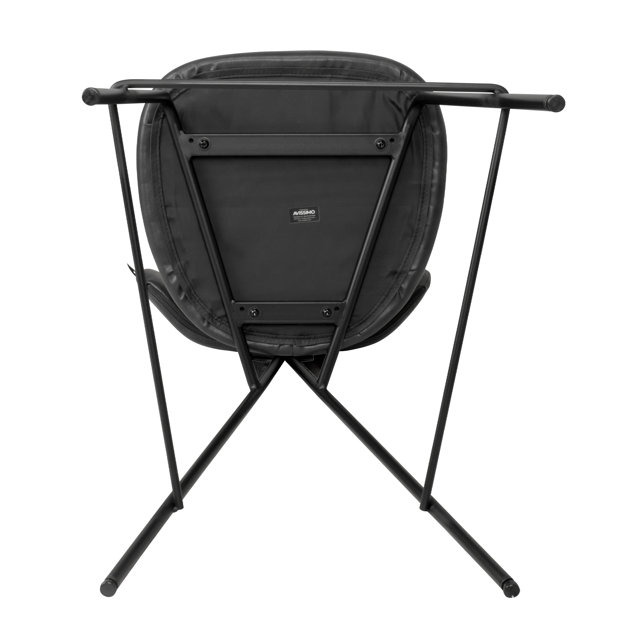 Vollpolsterbarhocker Cuba-Bar Nappa Mouse – Detail Gestell