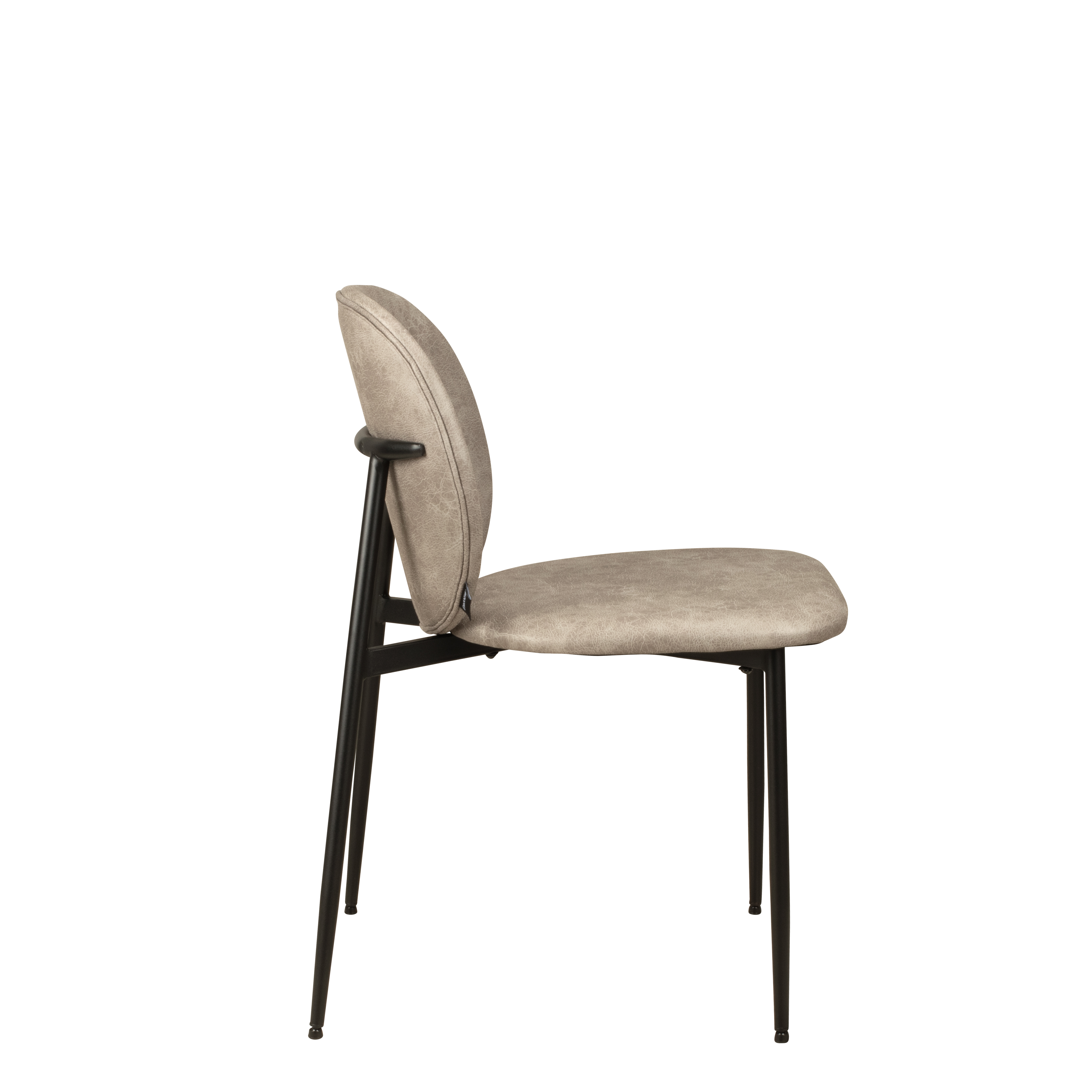 Vollpolsterstuhl mit Kunstlederbezug Nojo Toreador-803 – Seitenansicht